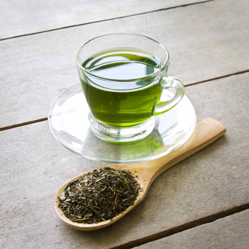 Green Tea drink to lose belly fat in the morning